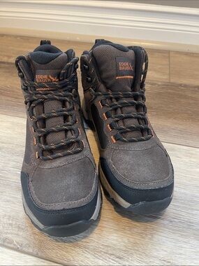 Eddie Bauer Brown and Black Men’s Outdoor Boots